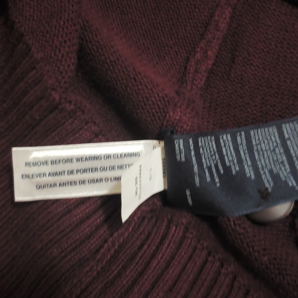 Tommy hilfiger sweater women M wine - Picture 5 of 6